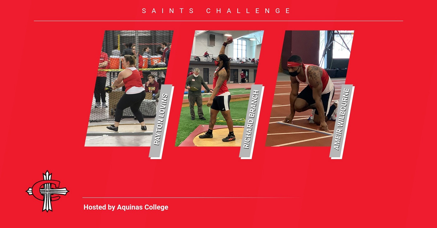 Track and field competes at Saints Challenge