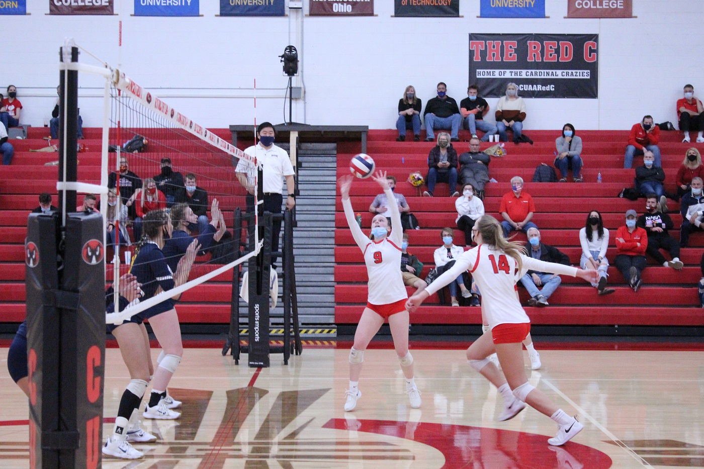 Cardinals fall in straight sets to (RV) Aquinas