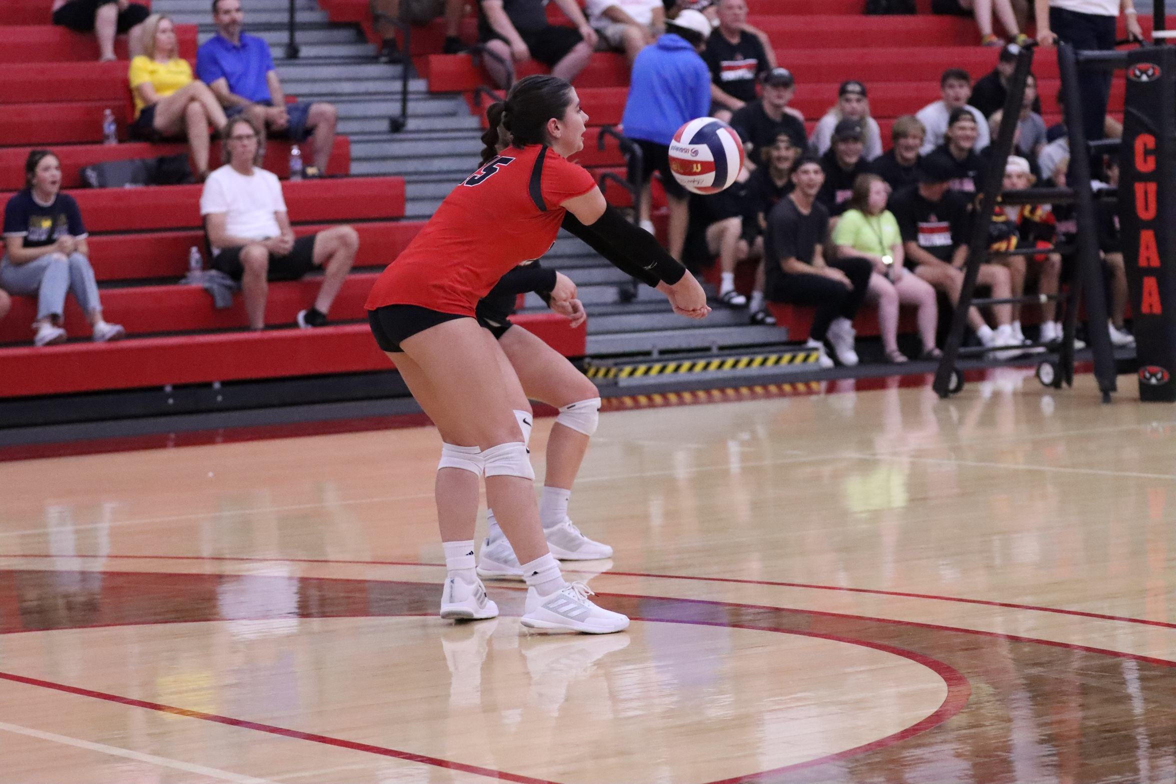 Volleyball takes down Aquinas in five sets