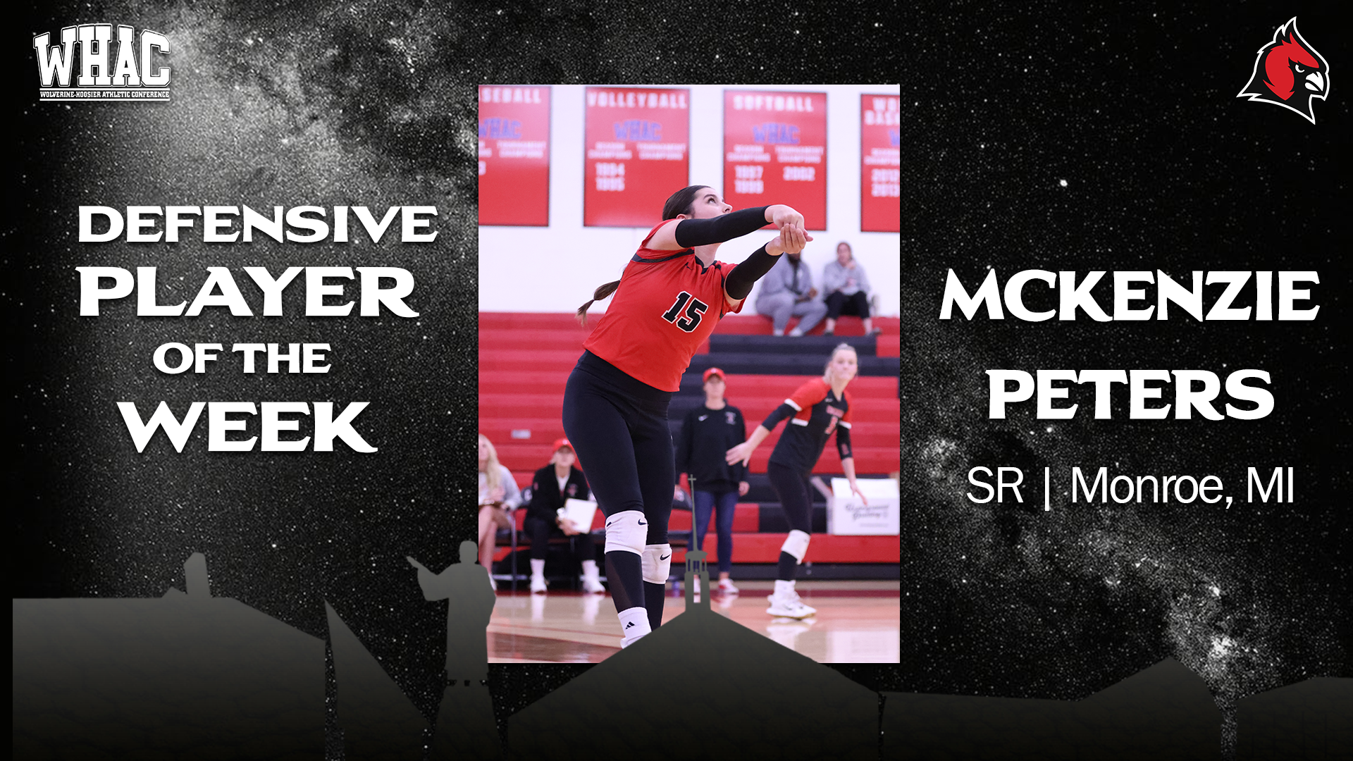 McKenzie Peter's earns second WHAC Player of the Week honors