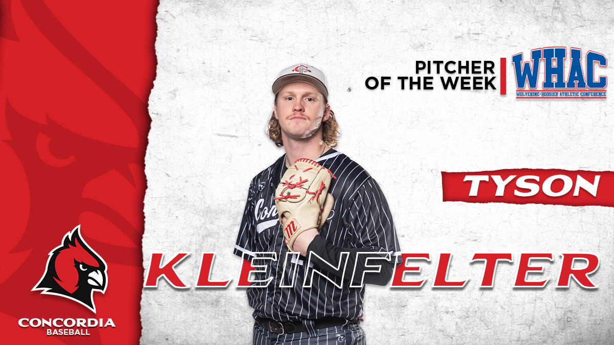 Kleinfelter wins WHAC Pitcher of the Week; surpasses program record for career strikeouts