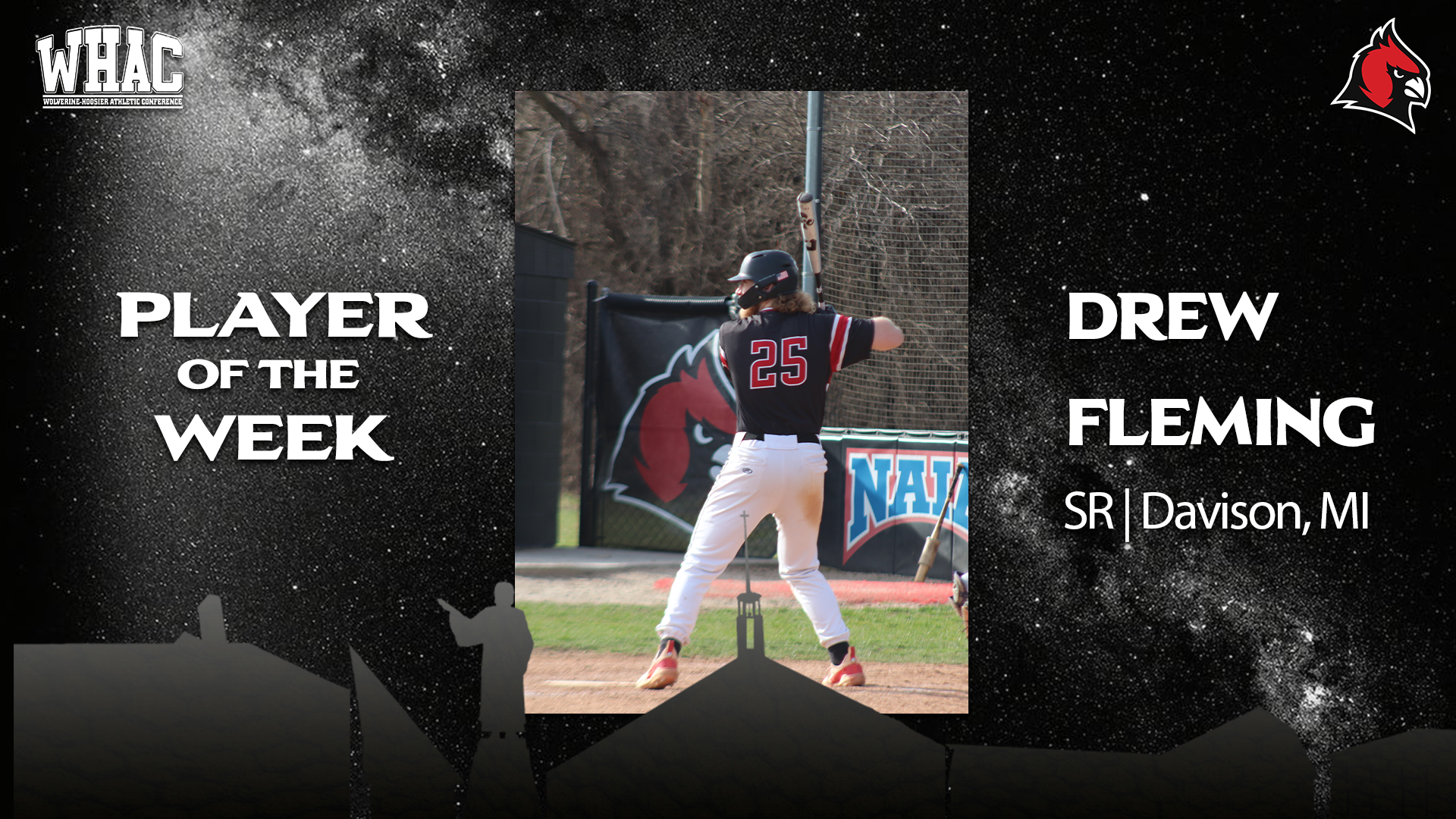 Fleming earns WHAC Player of the Week honors