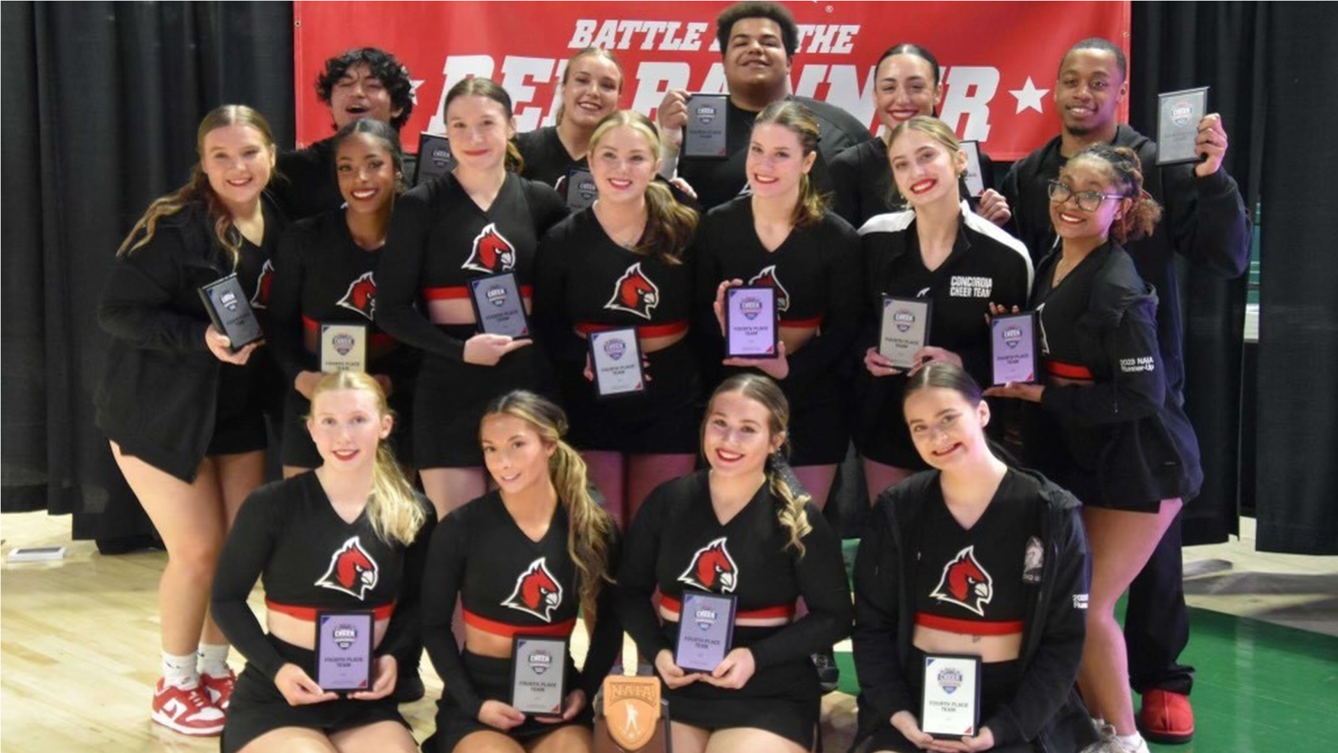 Cheer moves up to fourth on final day of NAIA Championships
