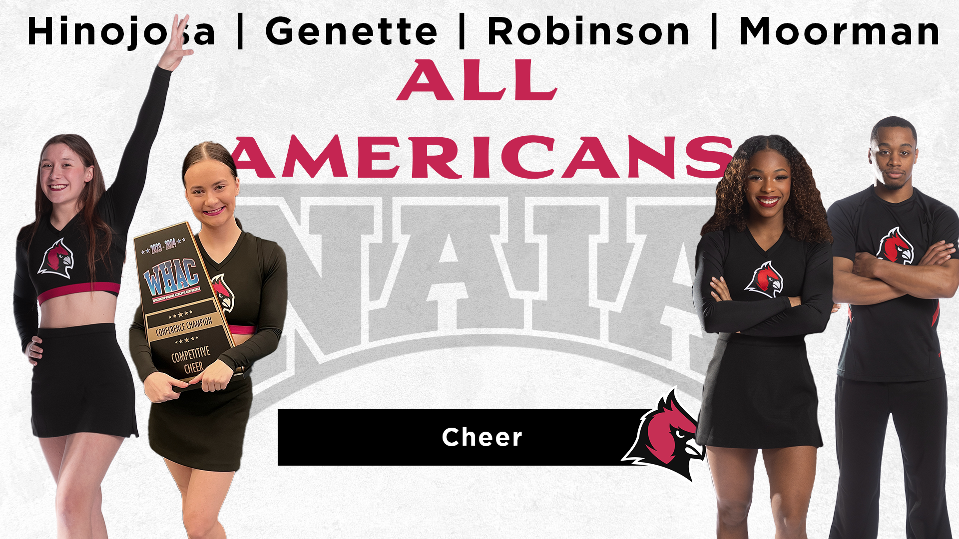 Four Cardinals named to NAIA All-American teams