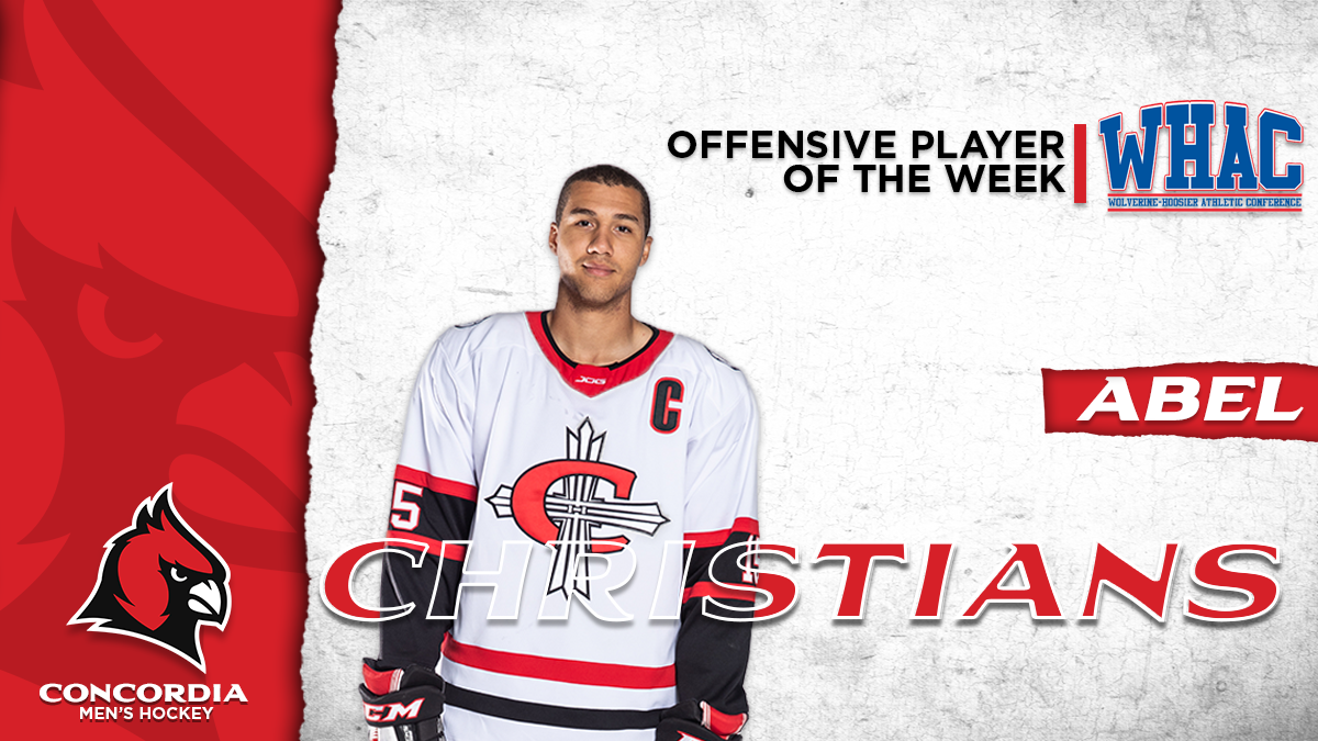 Christians earns WHAC Offensive Player of the Week