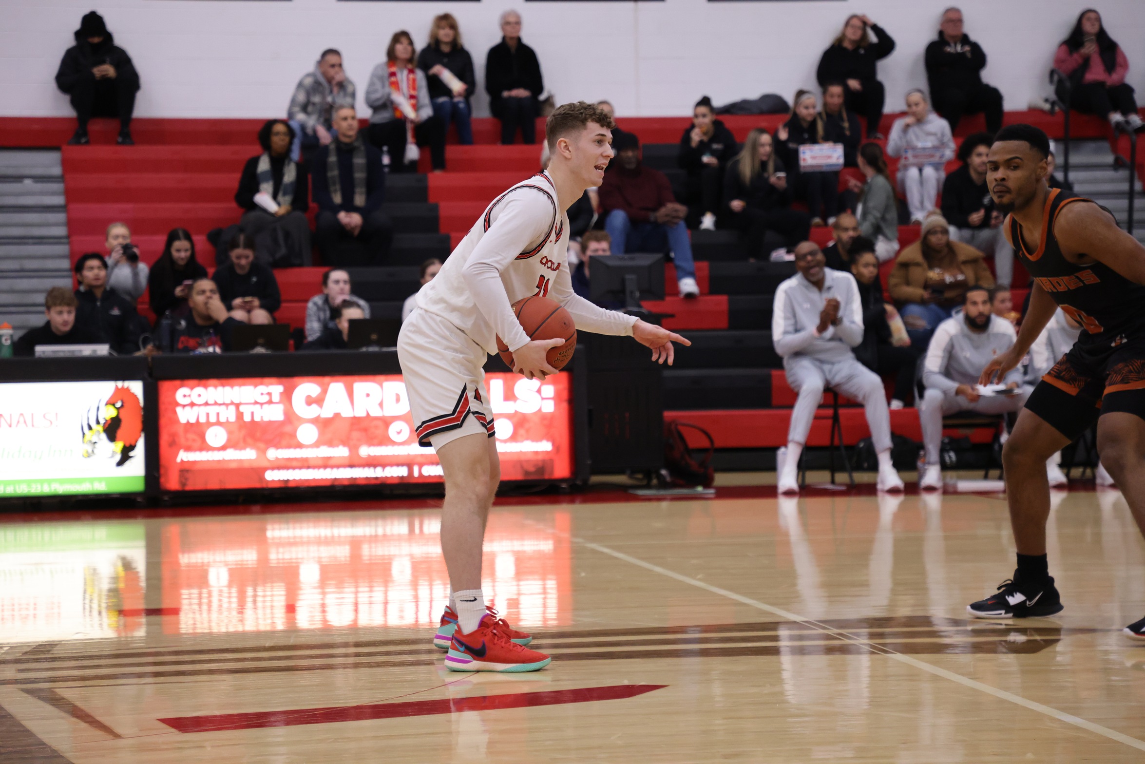 Men’s Basketball pushes #7 Lourdes to limit, but falls 68-61