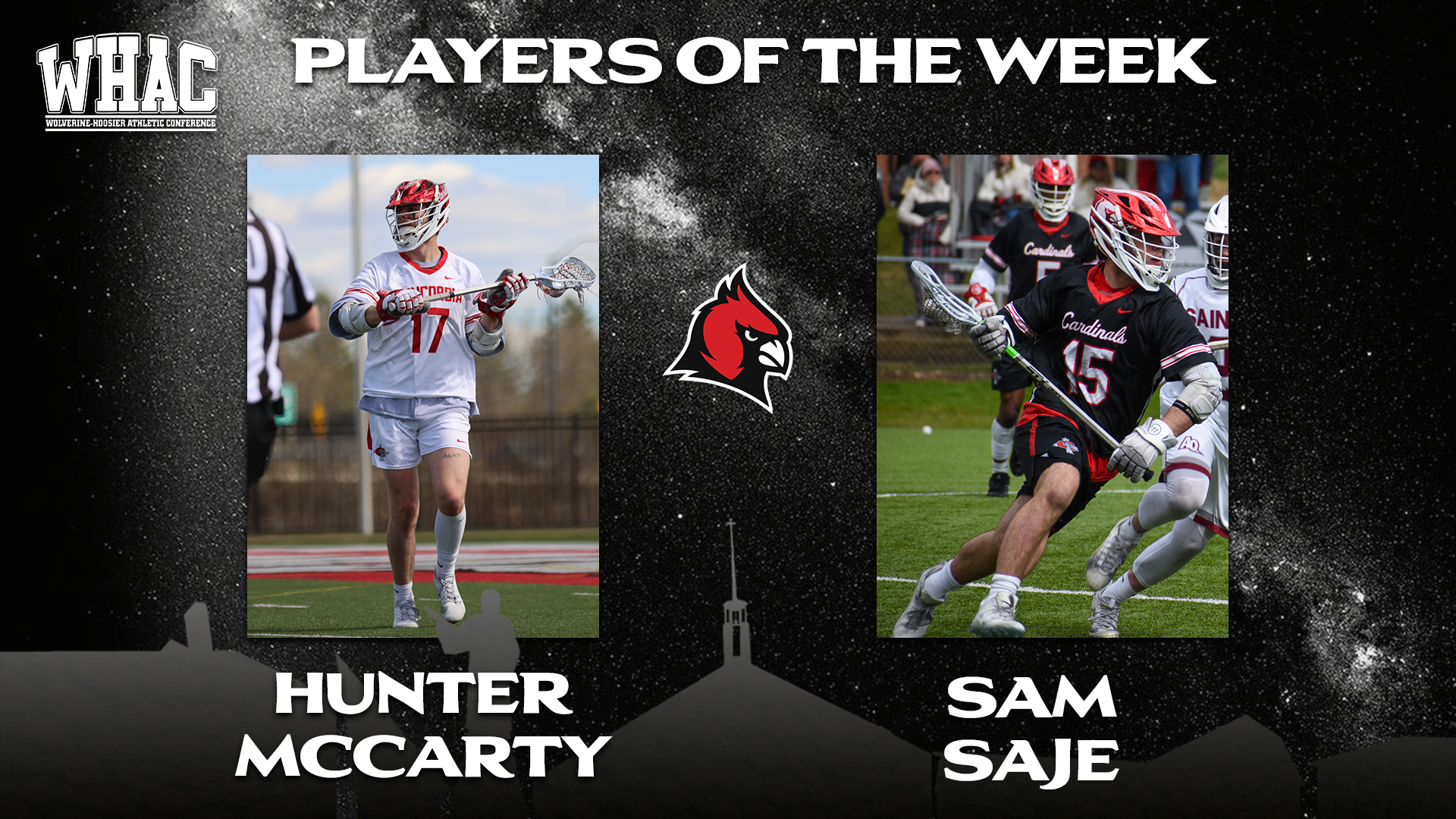 McCarty and Saje sweep WHAC Player of the Week awards