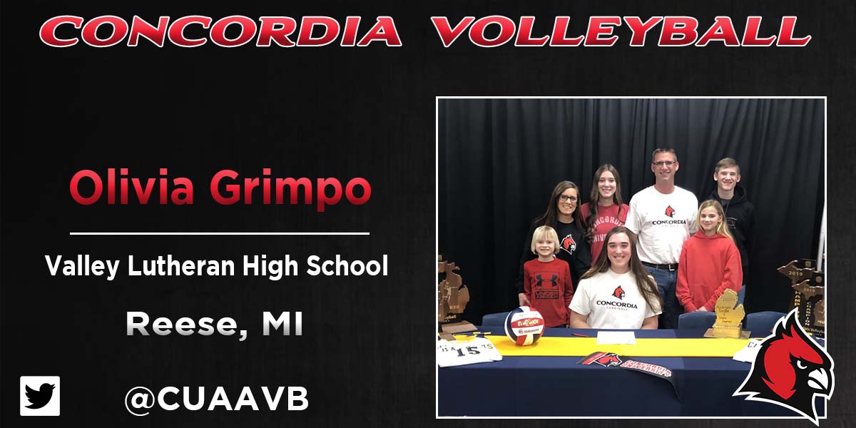 Valley Lutheran's Olivia Grimpo signs with Concordia Volleyball