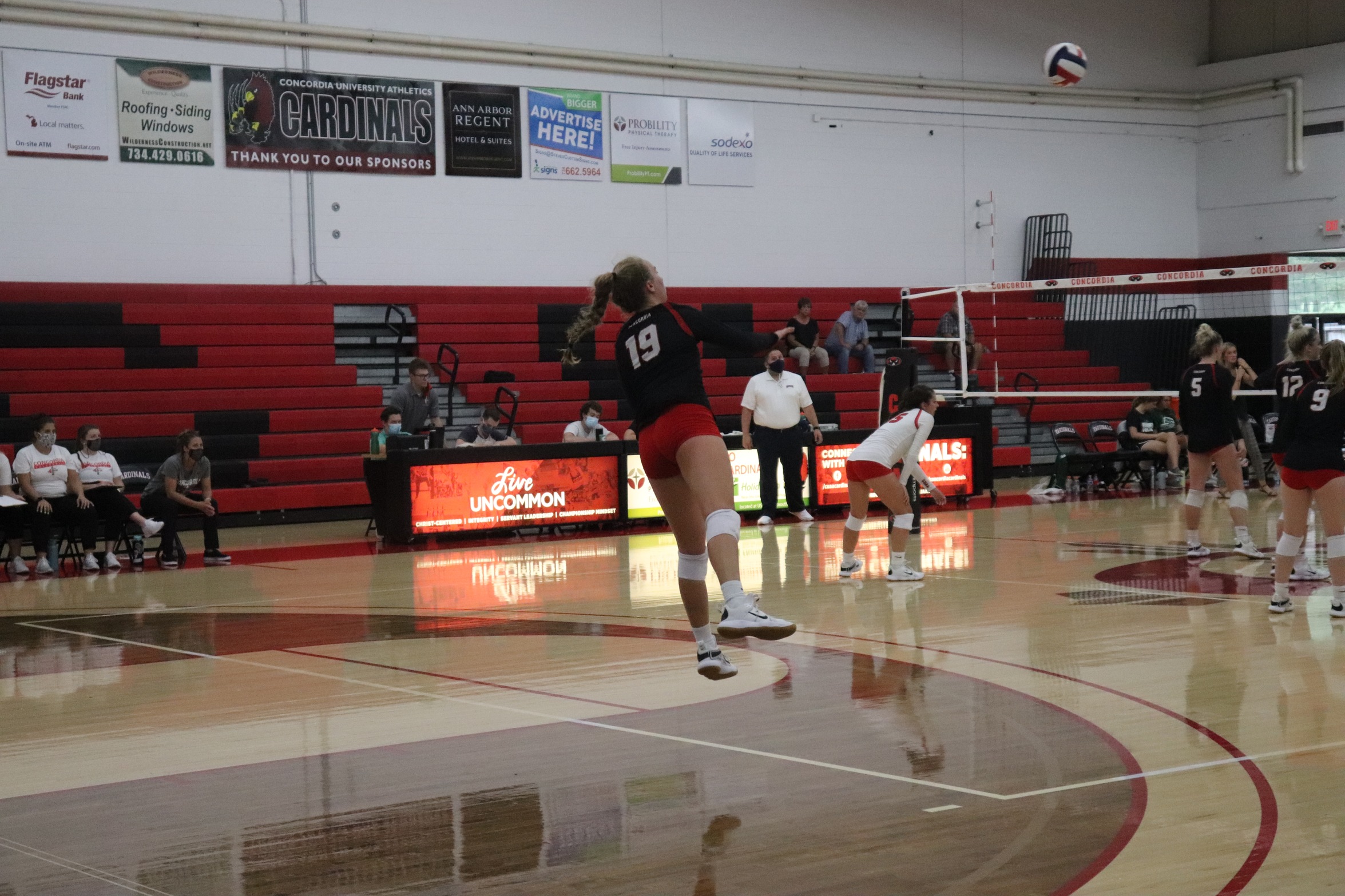 Volleyball competes in Day 1 of Amber McClure Fayerweather Memorial Tournament