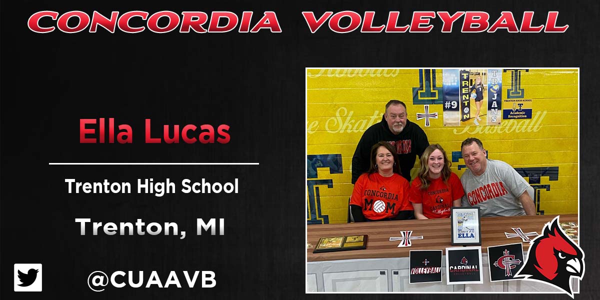 Ella Lucas signs with Concordia Volleyball