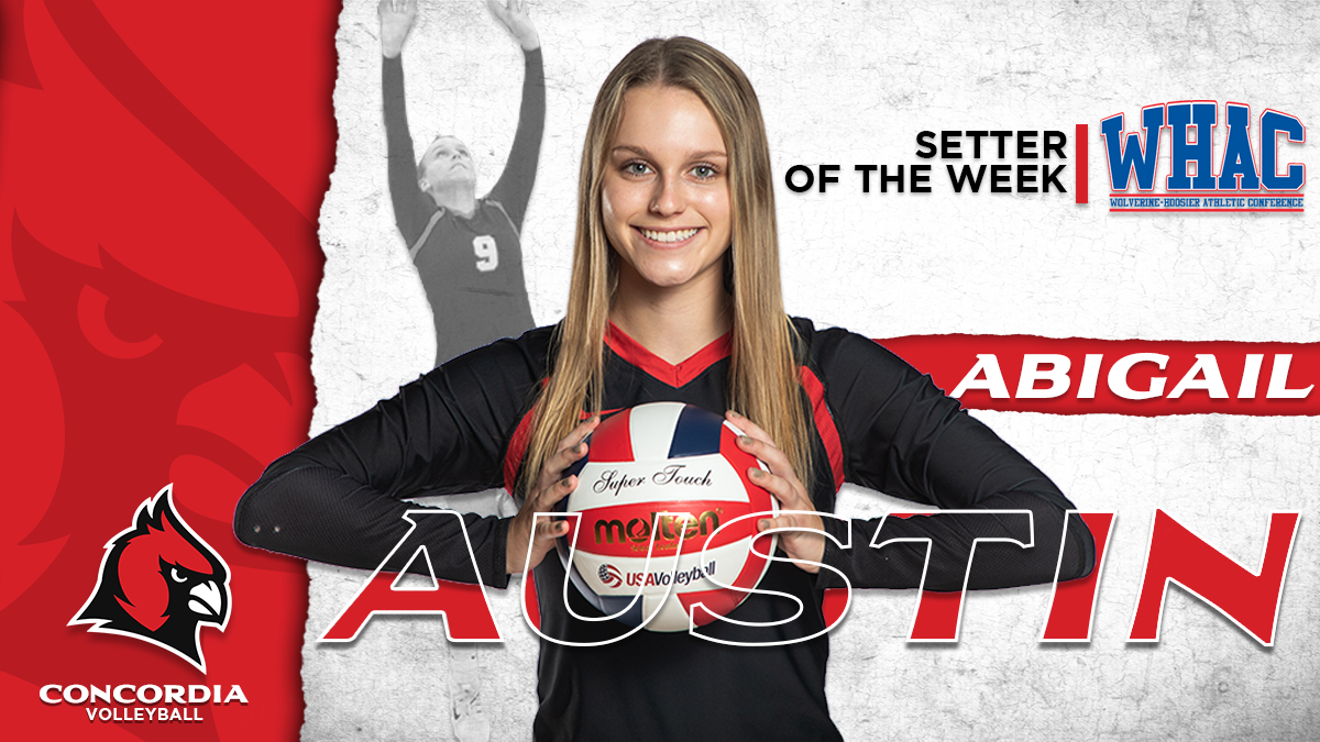 Abigail Austin named WHAC and NCCAA Player of the Week